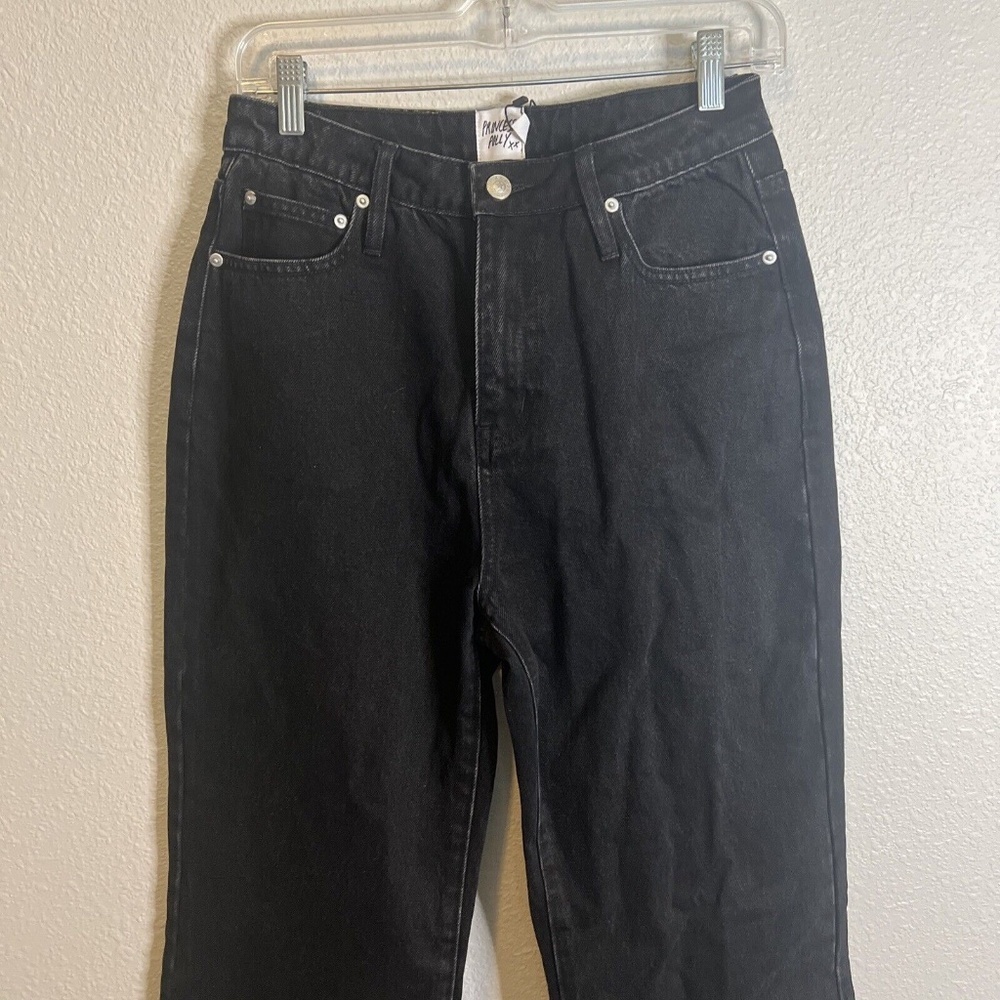 Princess Polly Carey Denim Jeans Black Size 6 NWT - Picture 7 of 9